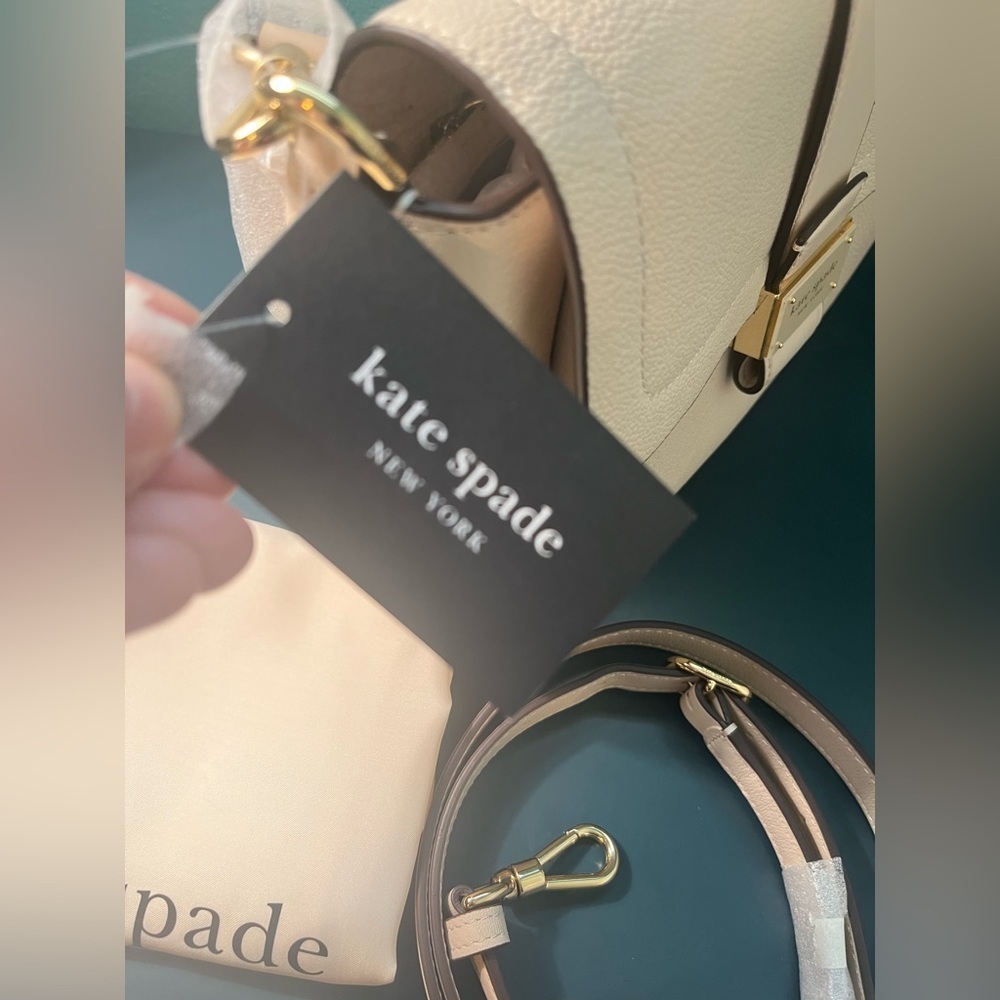 NWT Kate Spade Nouveau Pebbled Leather Flap Bag - Picture 15 of 16